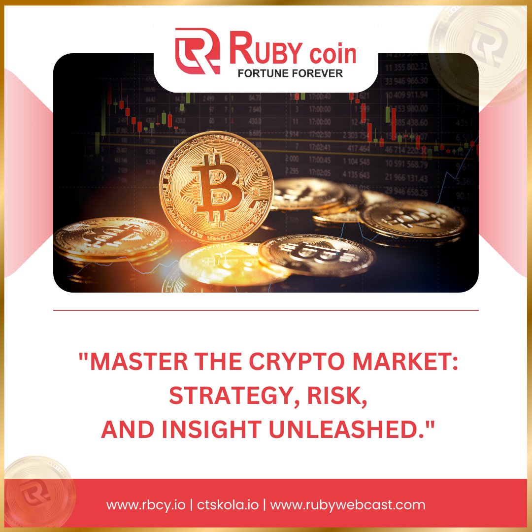 rubywebcast's tweet photo. Conquer the crypto market with Ruby Coinβwhere strategy meets opportunity. Dive into the digital currency world with our expertise and let insight be your guide. #MasterCrypto #RubyCoin #StrategicInvesting π‘π
.
For More Info- https://t.co/0D2AHoK3km
.
#cryptocurrency #rubyrbc https://t.co/u7e7HcbHRh