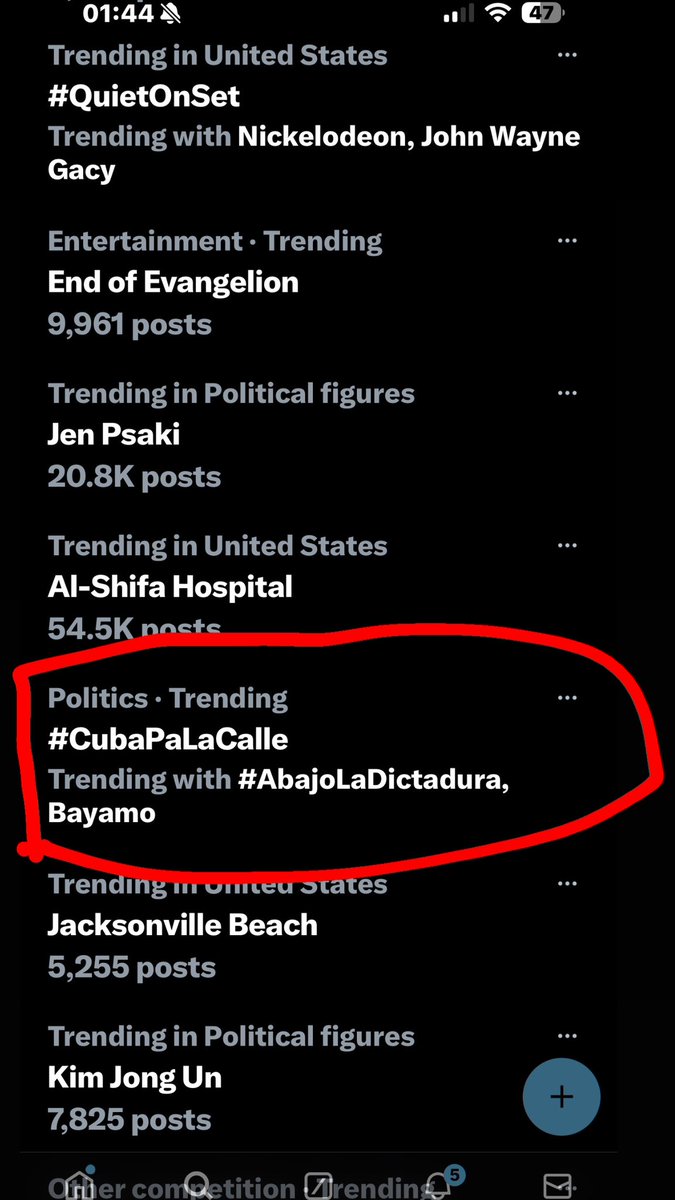 #CubaPaLaCalle es tendencia en X 🔥🔥🔥🔥🔥