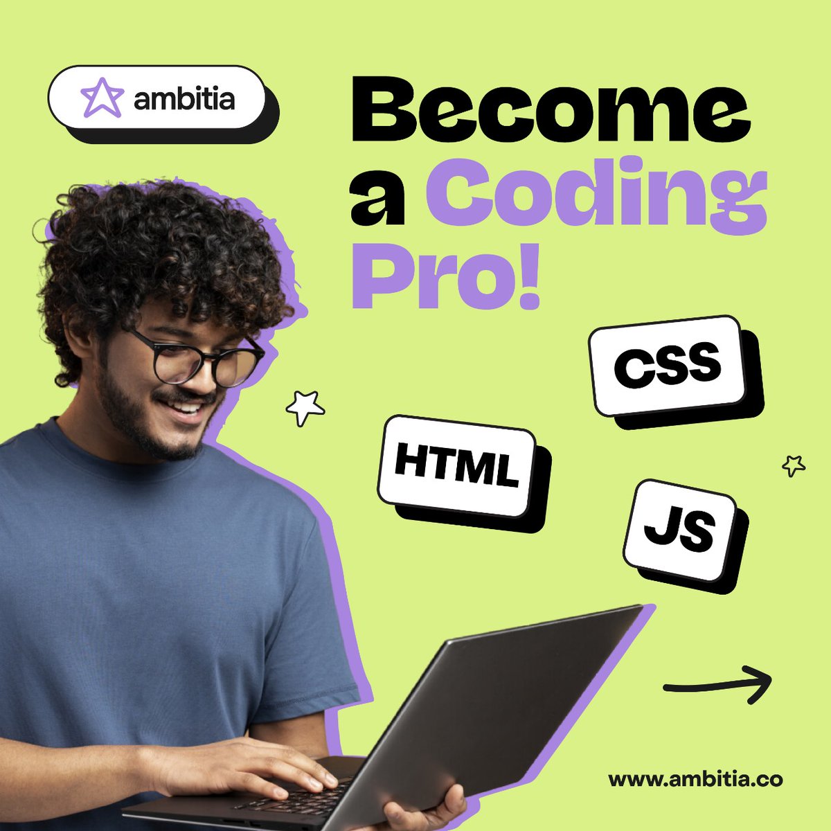 Ambitiaedu's tweet photo. Master the Web with Ambitia's Free Coding Certificate Program! 

Become a Coding Pro!  Dive into HTML5, CSS3, and JS Excellence Today with Ambitia's Free Certificate Program! Available in English &amp; Tamil.  

 Start Learning Now!

#Ambitia #CodingPro #CSS #JS
#FreeCertificate https://t.co/2Bnvun6UOS