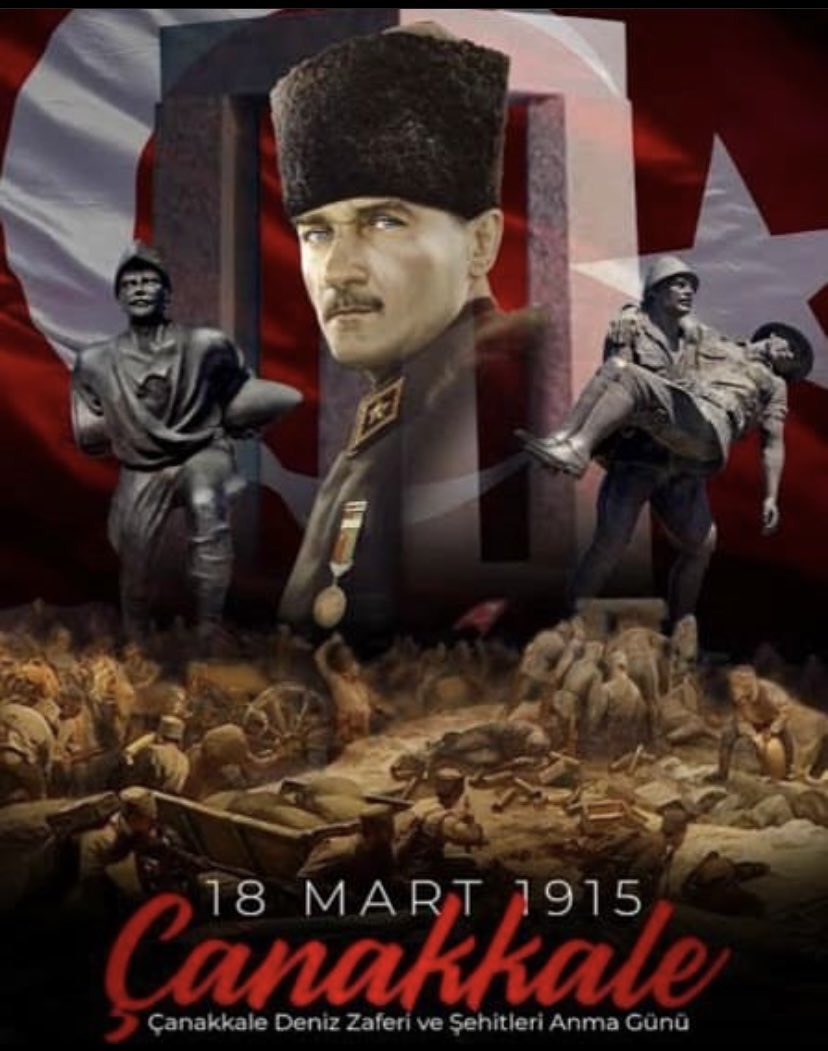 "Çanakkale Zaferi, Türk askerinin ruh kudretini gösteren şayanı hayret ve tebrik bir misaldir"
Mustafa Kemal Atatürk
ÇANAKKALE GEÇİLMEZ
#18MartÇanakkaleZaferi