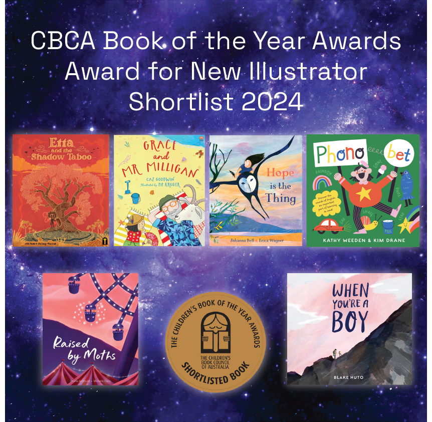 Please put your hands together for our new talent! Introducing our Book of the Year Awards 2024 Shortlisted New Illustrators! Keep that clapping going! #CBCA2024 #BookOfTheYearAwards