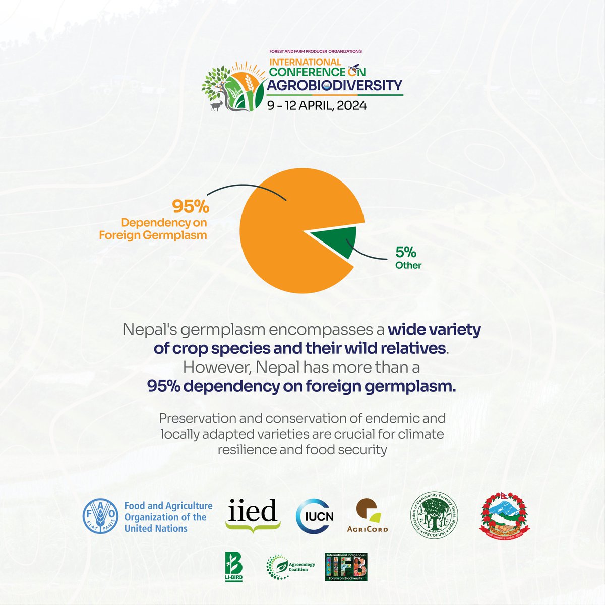 Let's cultivate a deeper understanding of agrobiodiversity's significance together! Don't miss out on this enriching opportunity to contribute to a greener, more sustainable future. Register for the virtual participation: fao.zoom.us/webinar/regist…