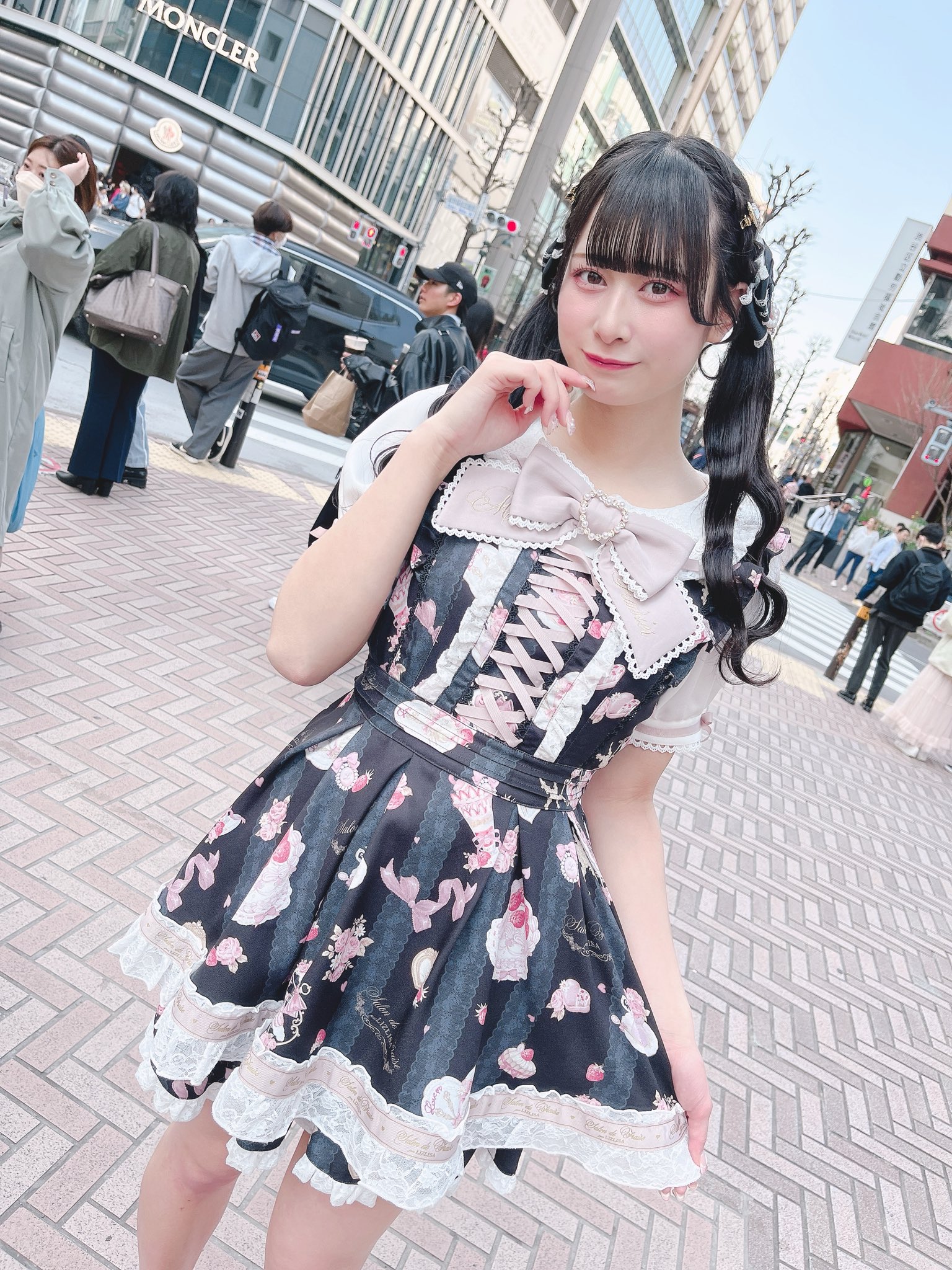 LIZLISA 良かっ リズリサ Salon de Fraise柄 セットアップ LIZLISA 良かっ リズリサ Salon de Fraise柄 セットアップ