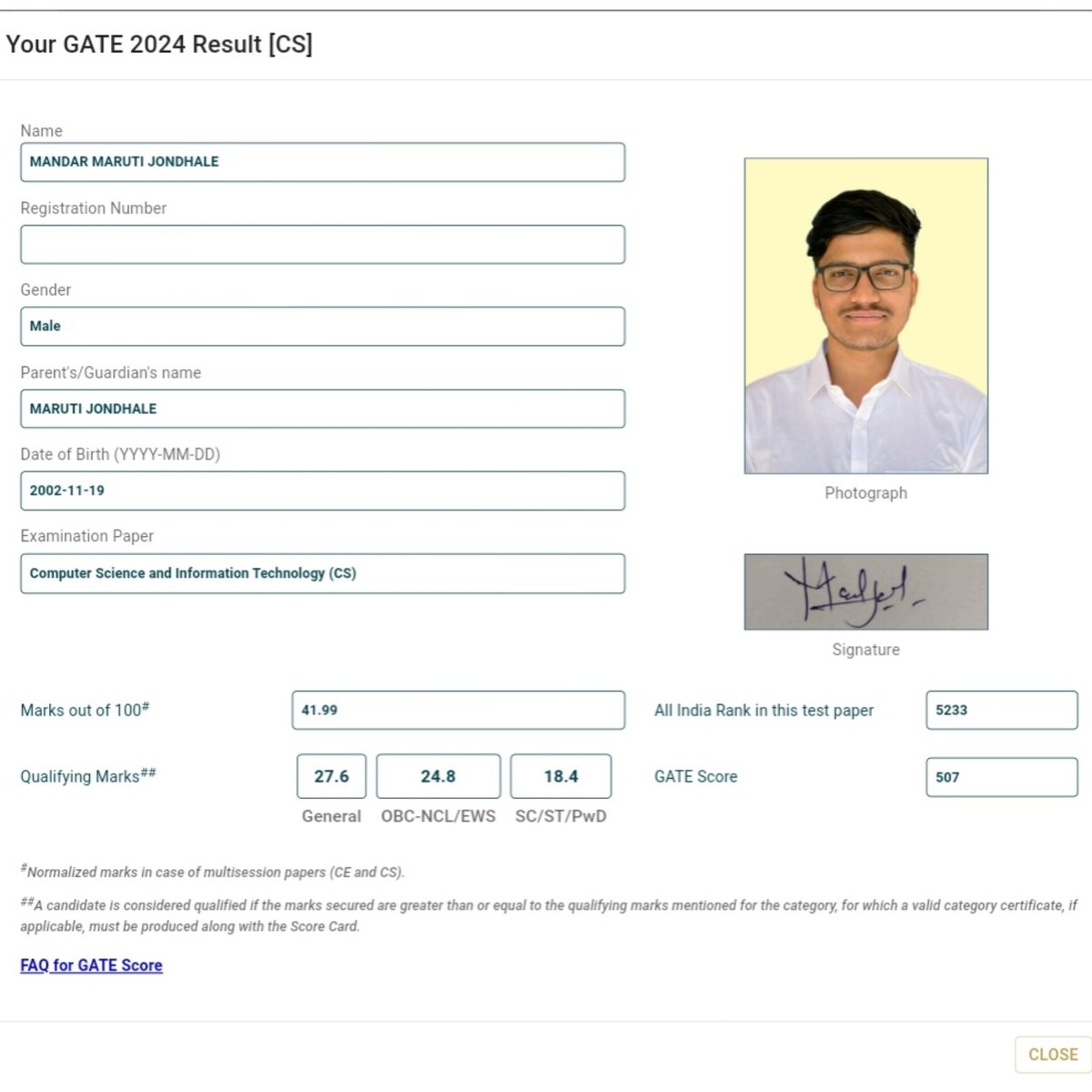 MandarJondhale's tweet photo. Hi guys, I can get NIT for masters with this score, is it worth it? or should I repeat? and get a good IIT. I am trying to take advice from many people. Please do reply if anyone has opinion on it.
#Gate2024 #Mtech #finalyearstudent
#gatequalified #Connect #help #computerscience https://t.co/iXLZoKeF6L