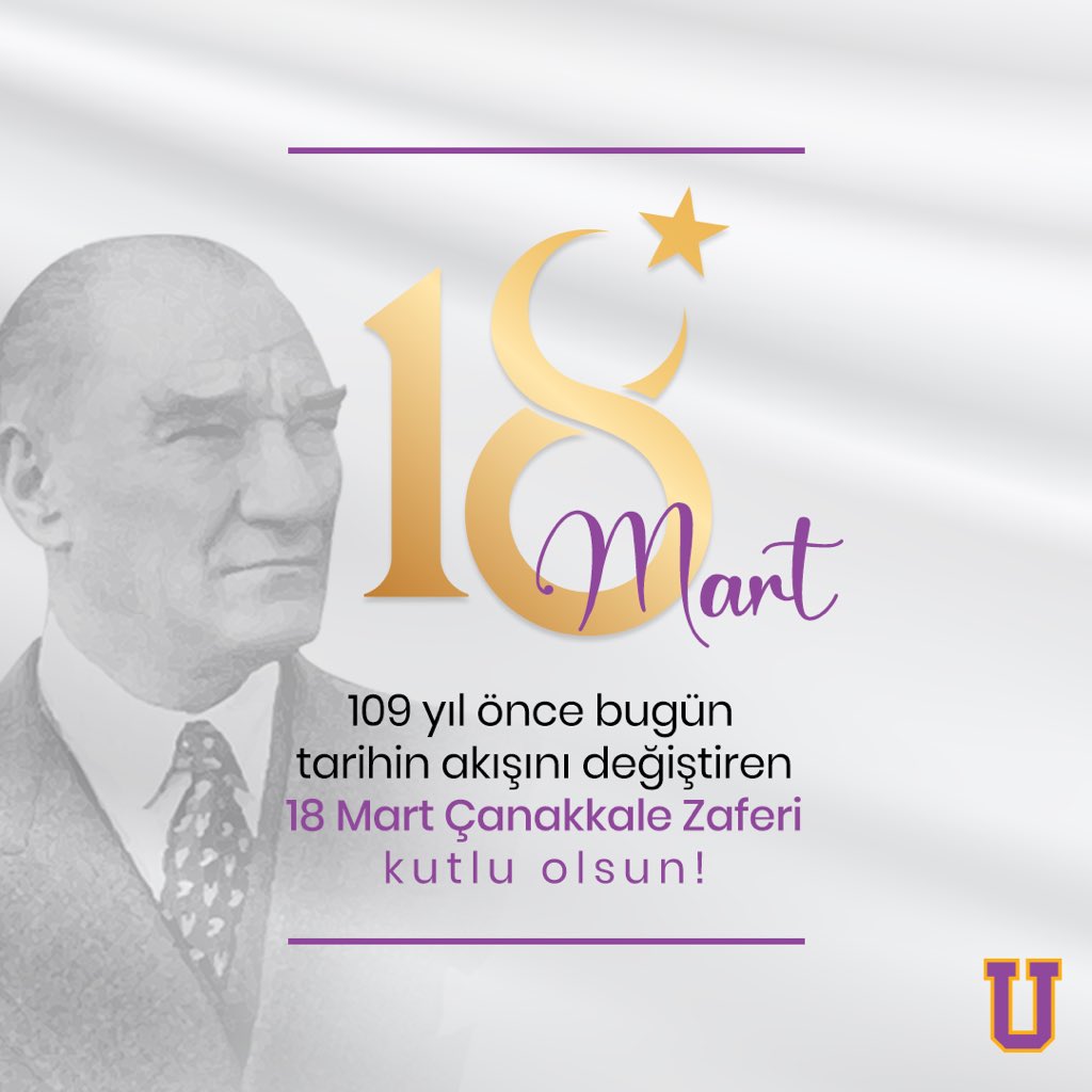 18 Mart Çanakkale Zaferi kutlu olsun! 🇹🇷
Dünya tarihini değiştiren bu destansı zaferi bizlere armağan eden Mustafa Kemal Atatürk'ü ve aziz şehitlerimizi saygı ve minnetle anıyoruz.

#UğurluOlmak 
#ÇanakkaleZaferi