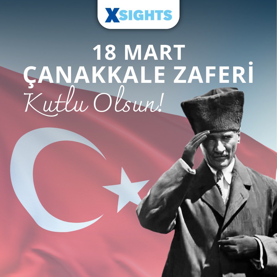 Çanakkale Zaferi'nin 109. yıl dönümünü gururla kutluyor, aziz şehitlerimizi rahmetle anıyoruz. Bu destansı zaferin bize miras kıldığı bağımsızlık ve özgürlük sevdasını her zaman yaşatacağız. #18Mart #ÇanakkaleZaferi