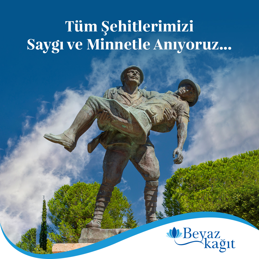 Başta Mustafa Kemal Atatürk olmak üzere tüm şehitlerimizi saygı ve minnetle anıyoruz. 18 Mart Çanakkale Zaferi kutlu olsun! 
#18Mart