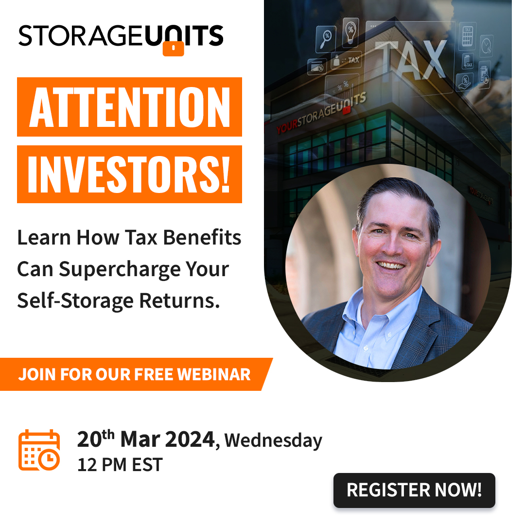💻An Excellent Opportunity For Passive Investors Looking To Stay Informed About The Essentials And Advantages Of Investing In Self-storage With Tax Benefits And Market Opportunities.🔓

📅Date: 20th March 2024
🕐Time: 12 PM EST
✅Register Now

investinselfstorage.com/leveraging-tax…
