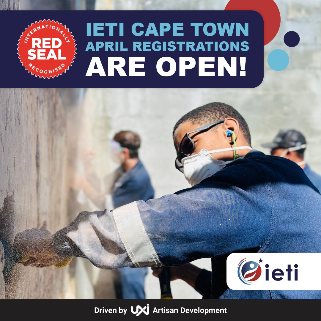 April registrations are officially open for our Cape Town campus! Elevate your skills, boost your career, and join a community committed to excellence. 

Enrol now: ieti.co.za/register-now/ 

#IETICapeTown #AprilRegistrations #SkillsElevation