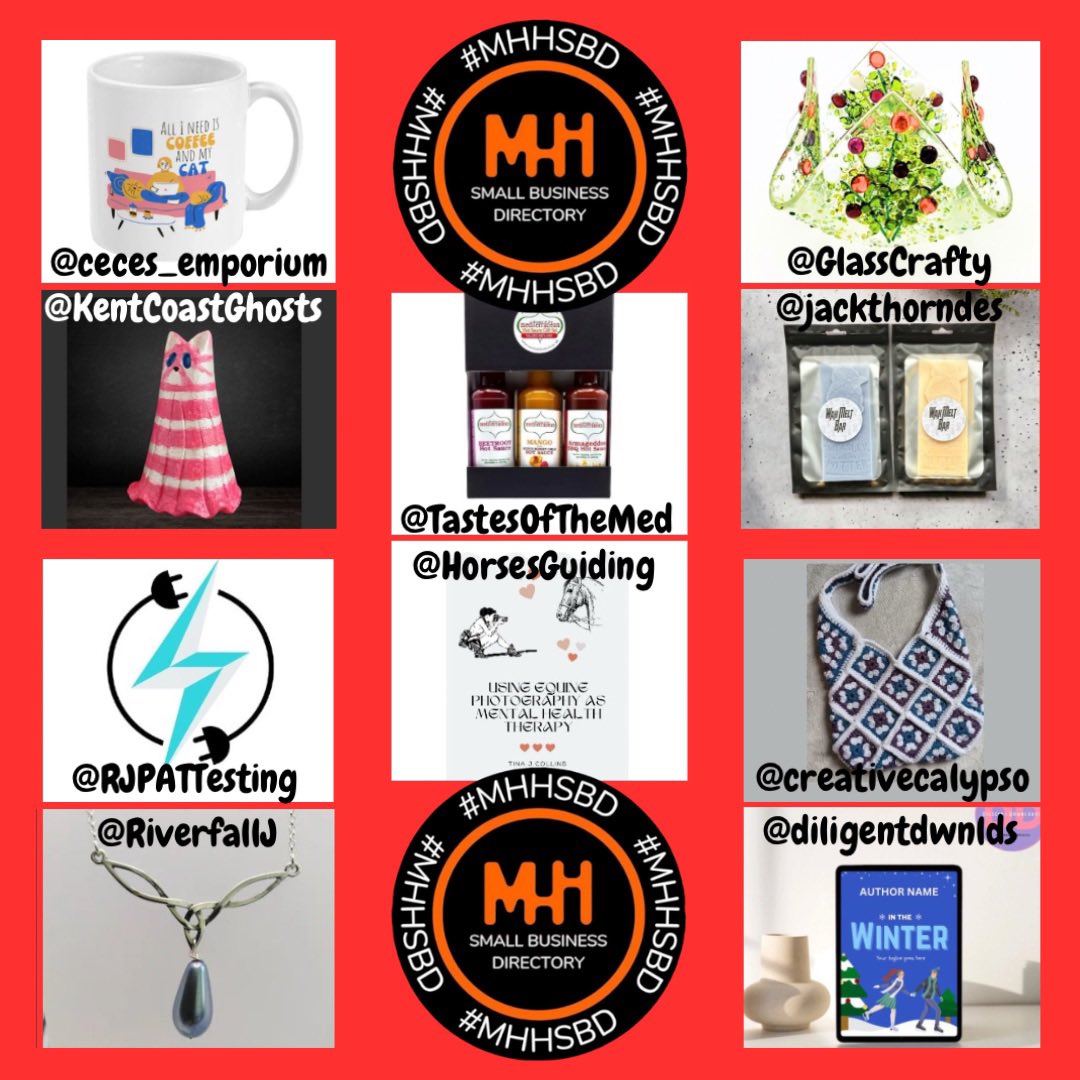 Why not check out these amazing small businesses, charities, creatives & more who are part of the #MHHSBD network. With a growing international community, the possibilities are endless. We have members from all sectors and there’s a 14 day free trial. See pinned post for details…