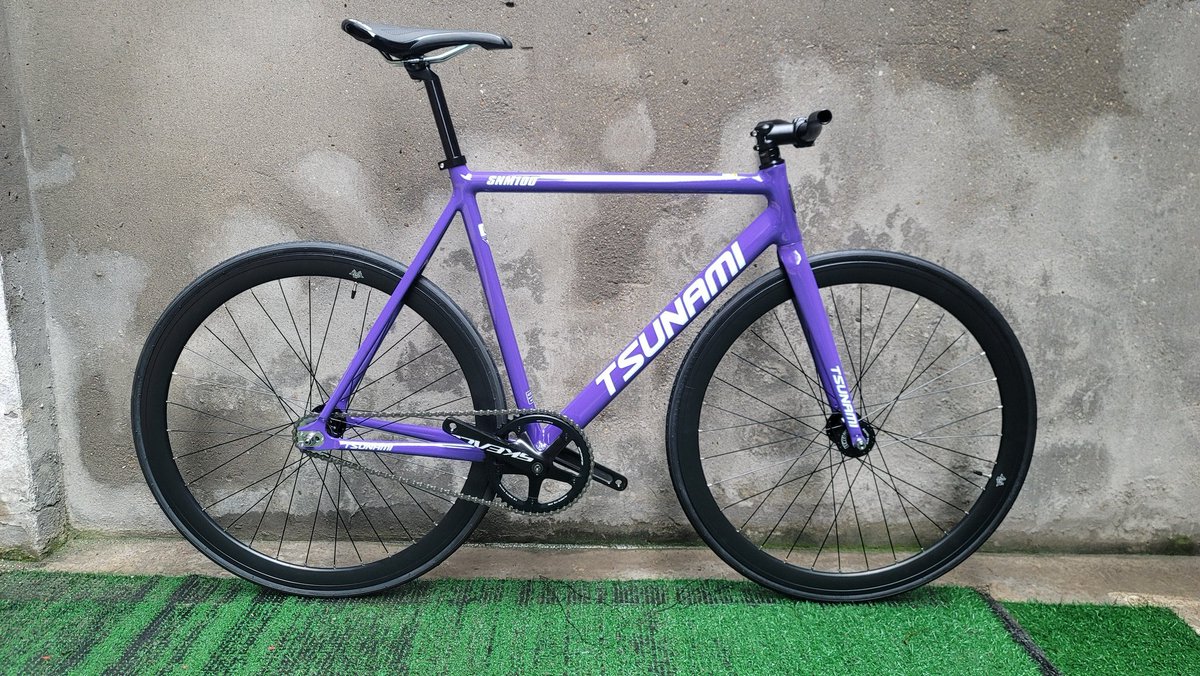 TSUNAMI snm100 Lavender Purple tsunami100 fixed gear bike, single