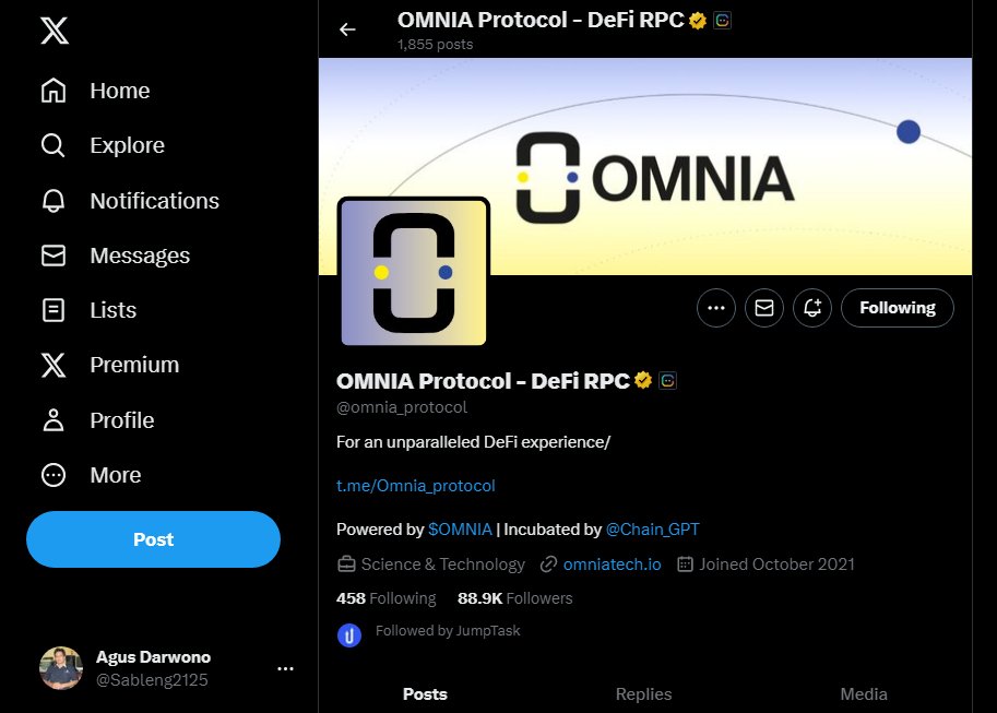 Sableng2125's tweet photo. @JumpTask_app @omnia_protocol 0xafcE5E8C9e092ff182840f8920DCb52baa3b733e https://t.co/GoIHL9Cucn