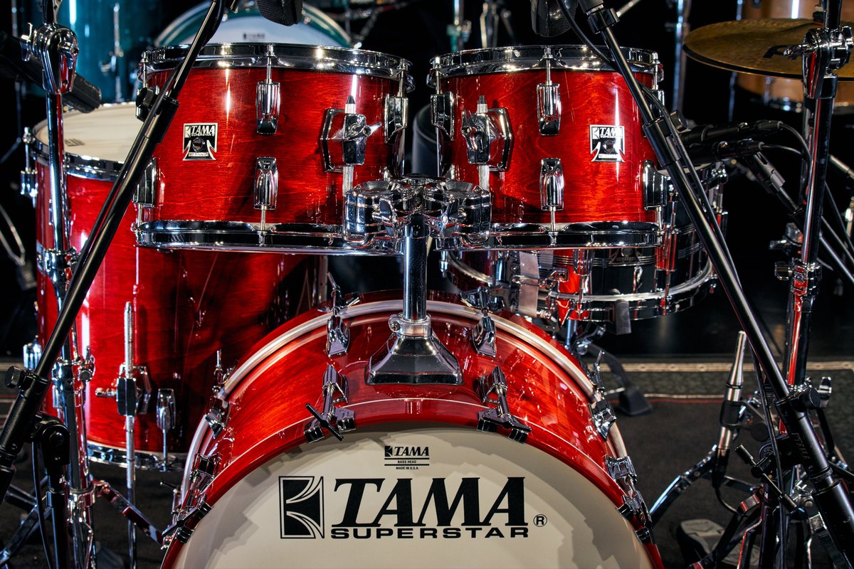 【Superstar Reissue - CHW Finish】 Cherry Wine (チェリー・ワイン) ▼TAMA 50th Anniversary Products : Superstar Reissue tama.com/jp/news/detail… #TAMADrums #TAMA #TAMA50th #StrongestNameinDrums #drums