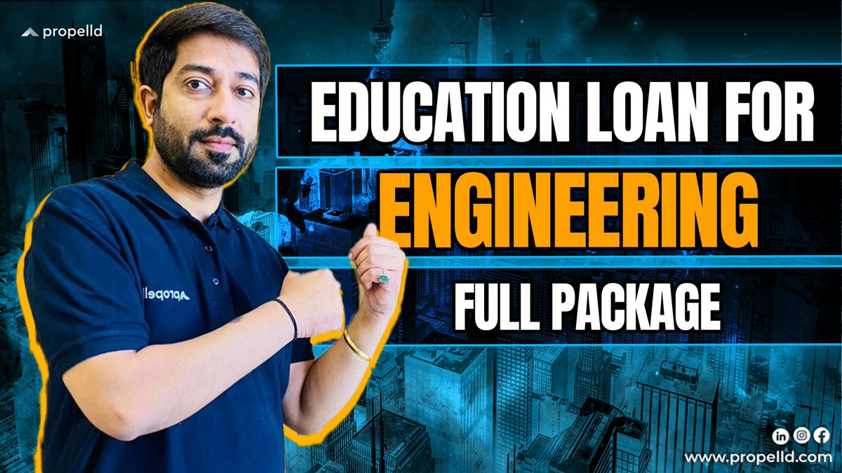 Do you aspire to pursue engineering but worried about the fee requirements?

Look no further! Our comprehensive guide on getting an education loan for #Engineering  is here to help you navigate the process seamlessly.

🔗Watch the Full Video:
youtu.be/I_7aYh57jYA?fe…

#studyloan