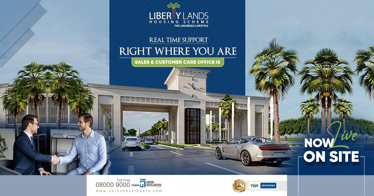 liberty_lands's tweet photo. ๐๏ธExperience convenience like never before at Liberty Lands! Commitment to real-time support means you are always just a step away from assistance. Our Sales and Customer Care Office is now operational on-site, ready to serve you better. ๐ข
#UnionDevelopers #libertylands https://t.co/wj6rVpsKBq