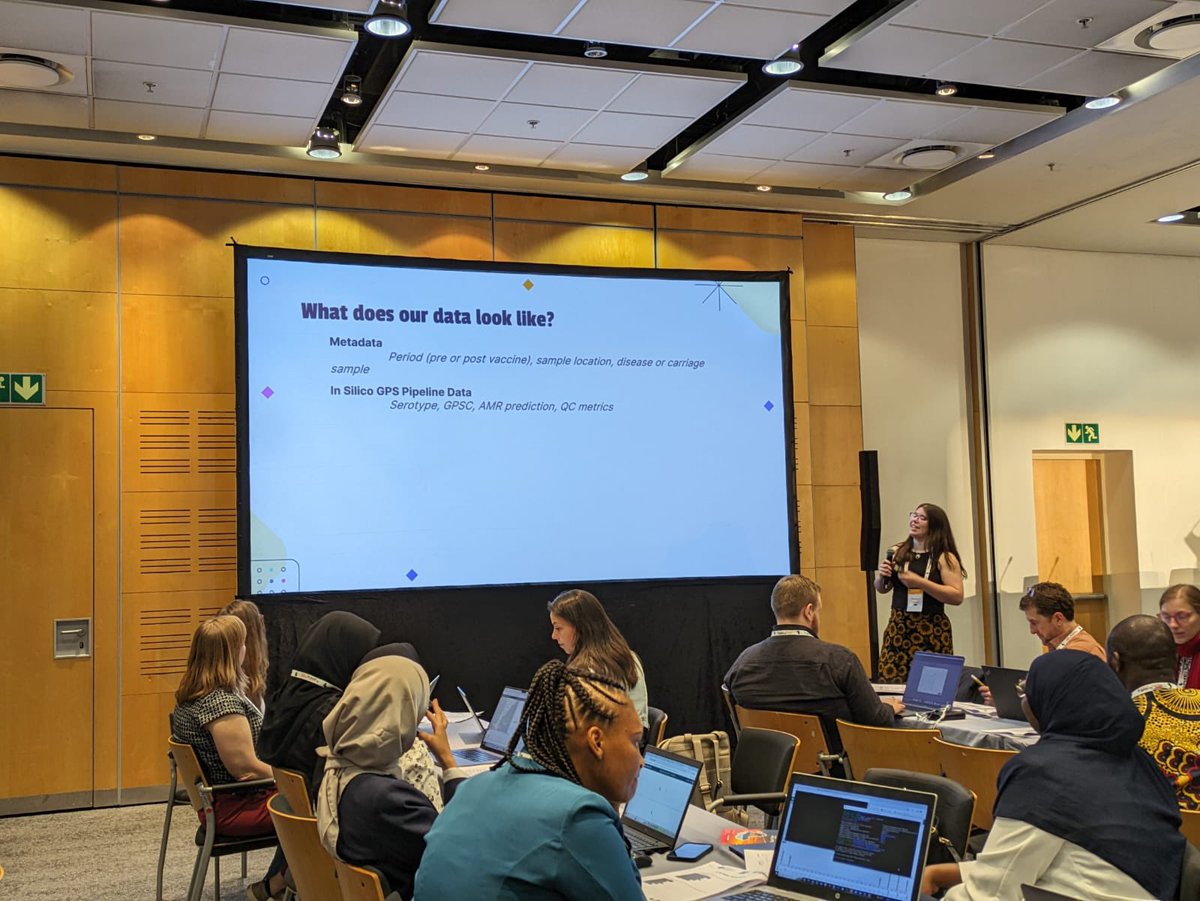 Together with CDC, we delivered pneumococcal genomics A to Z workshop at #ISPPD13, covering the topic from choice of sequencing technology to interpret your data in just 3 hours!  Well done to everyone who participated!  

All resources are available at github.com/sanger-bentley…