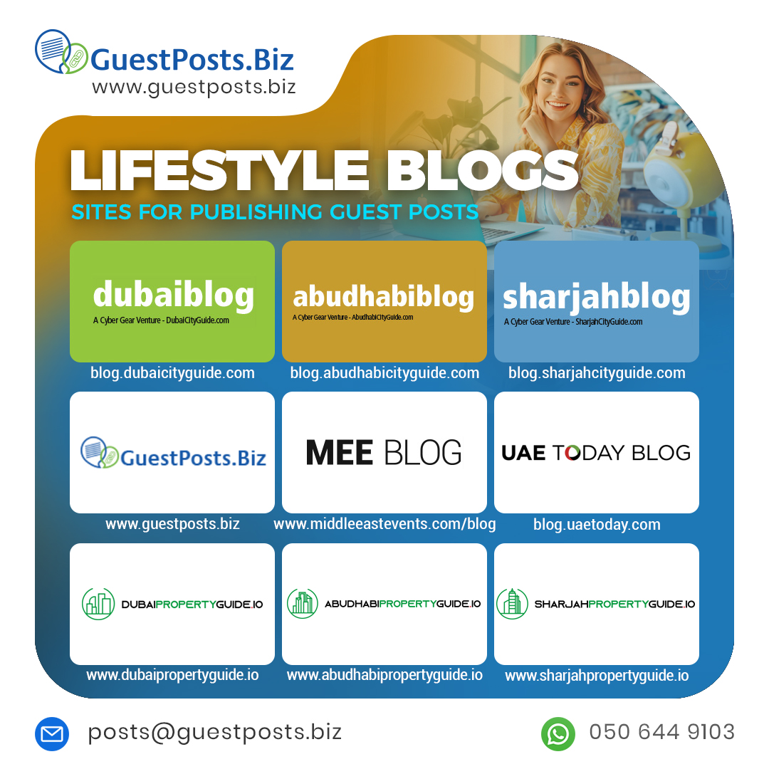 dcgguide's tweet image. Publish your guest posts on these lifestyle blogs

guestposts.biz

#guestposts #lifestyle #lifestylebloggers #bloggersrequired #bloggerswanted