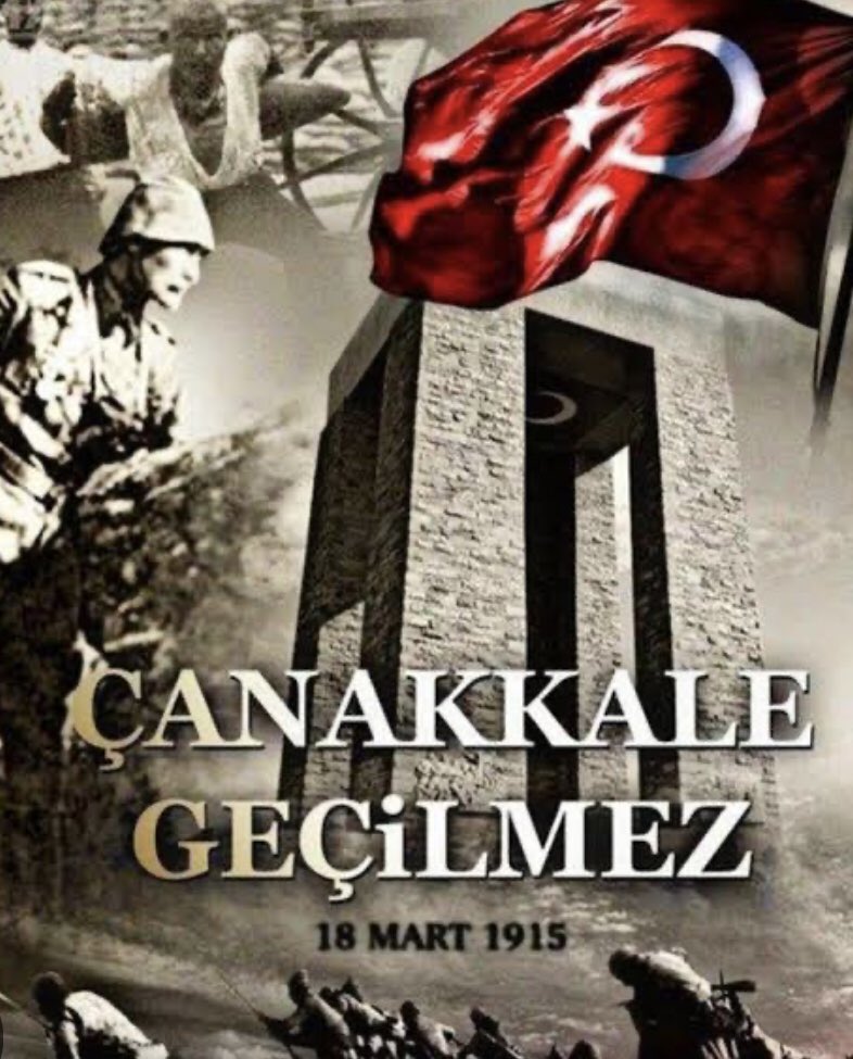 We commemorate all our heroic martyrs and veterans with respect, gratitude and mercy, especially our Commander-in-Chief Gazi Mustafa Kemal Ataturk, who wrote an unforgettable epic by making Çanakkale 'Impassable' #Atatürk #CanakkaleGecilmez #canakkaledestanı