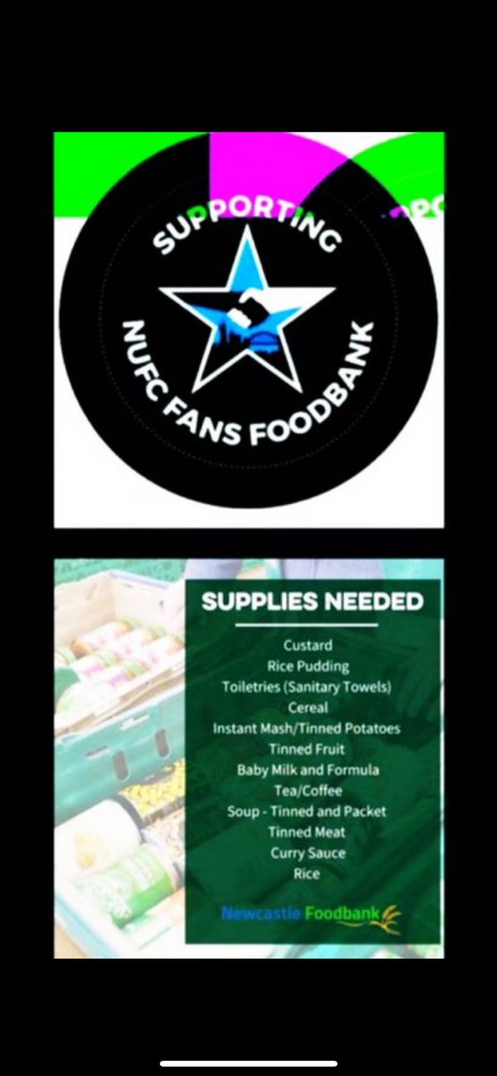 nufcfoodbank tweet picture