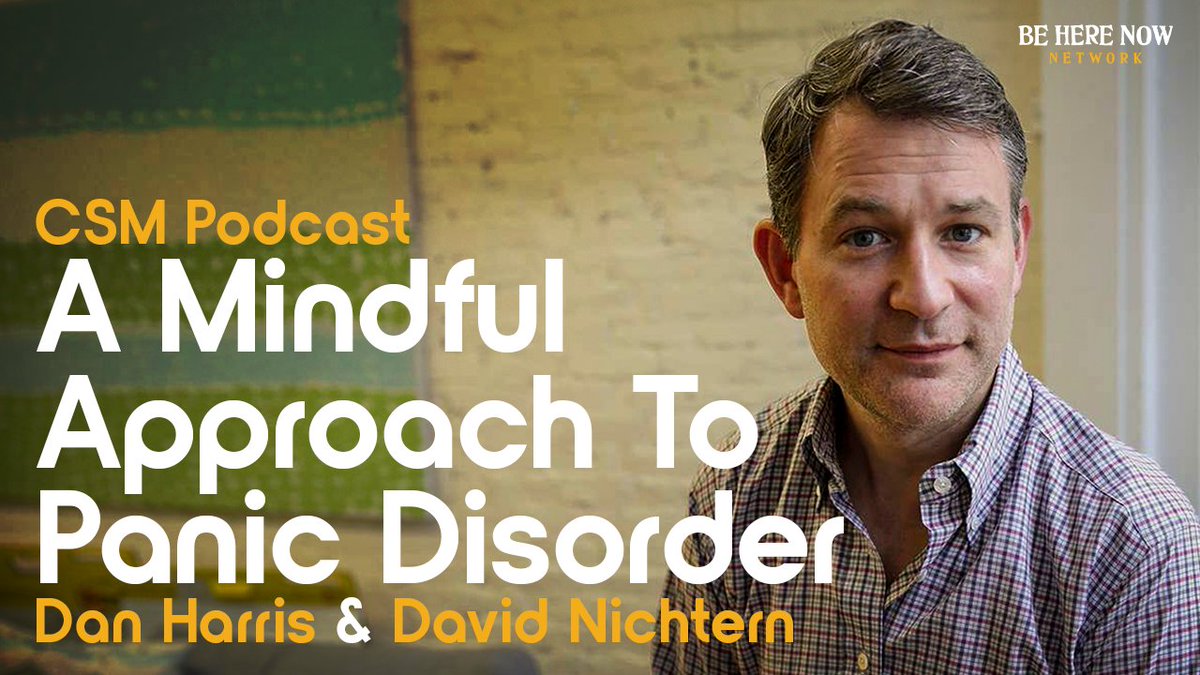 Discussing his experience with Panic Disorder, Dan Harris describes the tools that have helped him move from resistance to acceptance. 🎧 beherenownetwork.com/david-nichtern… This episode is sponsored by BetterHelp Go to BetterHelp.com/BEHERENOW #sponsored #ad