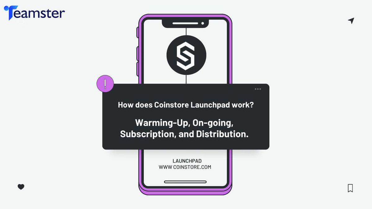 dsign_mama's tweet photo. Participate in @CoinstoreExc Launchpad for transparent access to unique crypto assets across four phases: Initialization, Continuation, Membership, and Allocation. Start earning profits with us! 💰 #InitialExchangeOffering #TransparentAccess #Coinstore https://t.co/CSopU5MyNJ