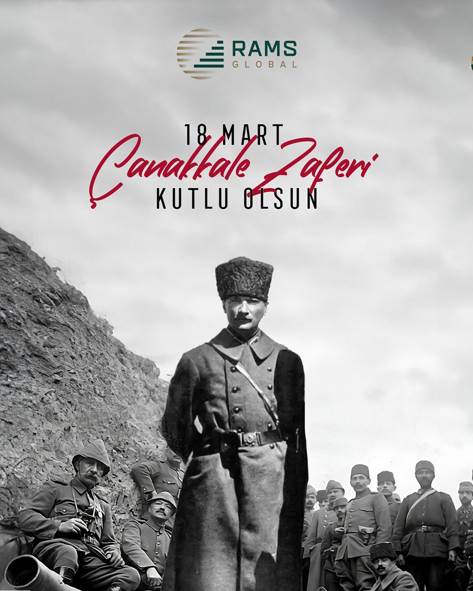 18 Mart Çanakkale Zaferi'nin 109. yıl dönümünde, Gazi Mustafa Kemal Atatürk ve şehitlerimizi saygı ve minnetle anıyoruz. #18MartÇanakkaleZaferiveŞehitleriAnmaGünü