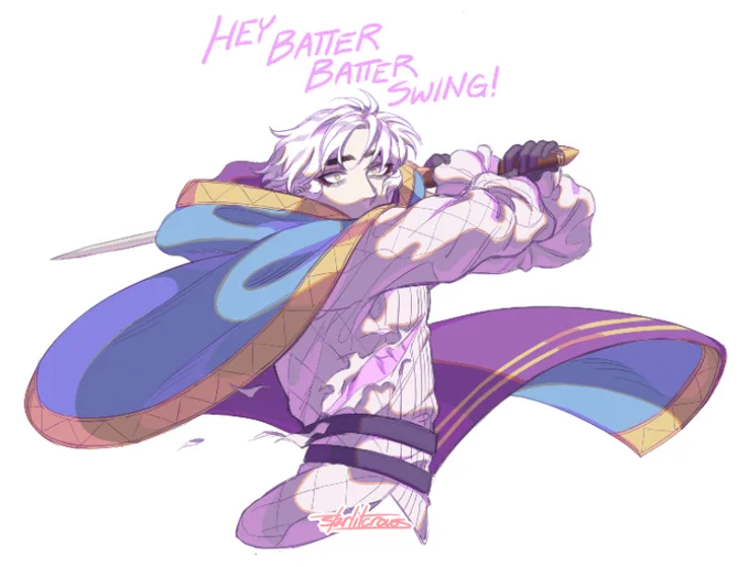 quick doodle of my hel + brave robin#robin #fireemblem 
