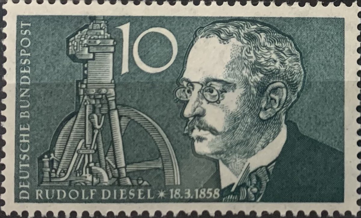 Rudolf Diesel, inventor of the eponymous engin, was born #OnThisDay #otd. The Diesel engin was cleaner than coal and more fuel-efficient than gasoline engines. At today’s frontier of the nanoscale, motion can be powered by light.☀️ @SPIEtweets @IEEEPhotonics @OpticalSociety