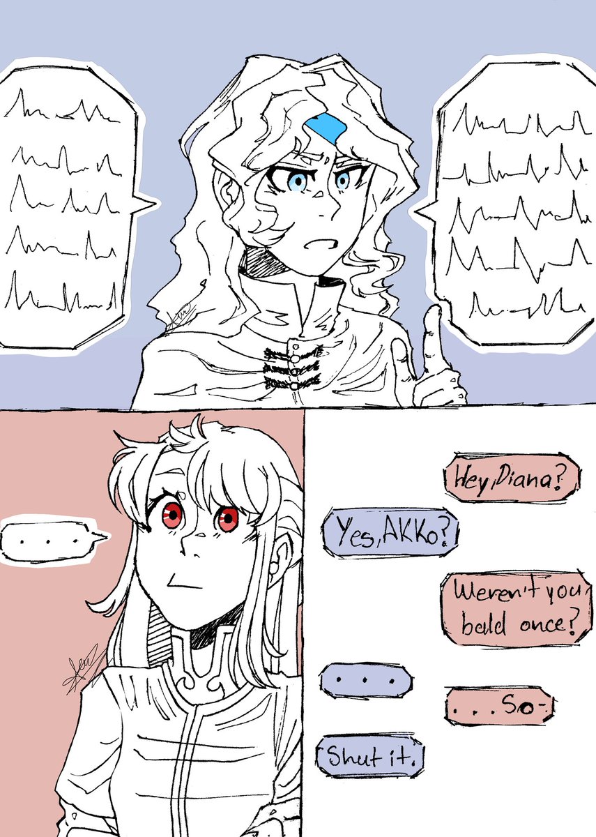 AlexDum_o's tweet image. Avatar Diana Cavendish and fire Bender Atsuko Kagari.
Go follow me on Tumblr and TikTok as alex_dum0 and the original creator of the AU, L-lauren!
#lwa #LittleWitchAcademia #atsukokagari #akkokagari #dianacavendish