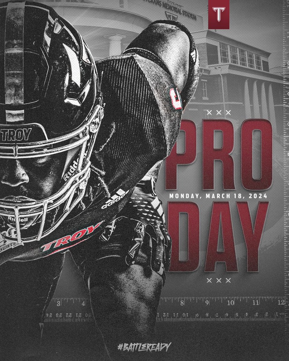 Good luck to our guys today 🫡 #BattleReady | #OneTROY ⚔️🏈