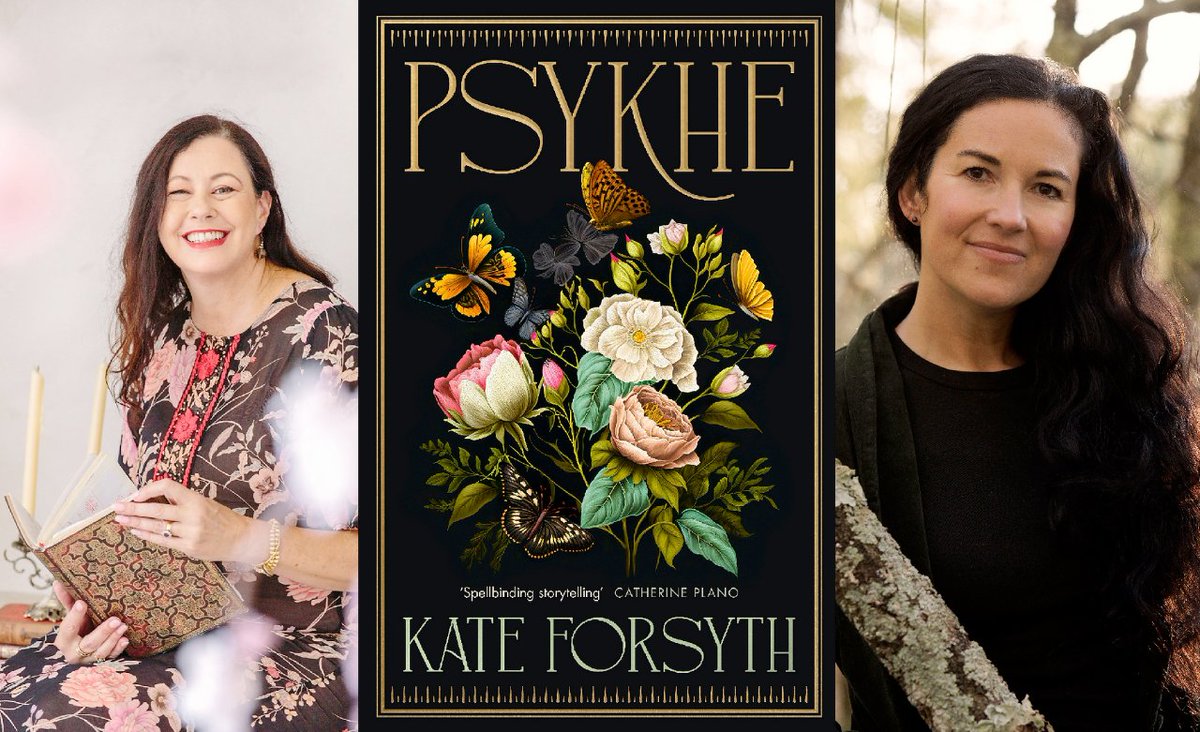 It is not wise to anger the gods... or to fall in love with one. It's almost here! Join @KateForsyth to celebrate the release of her new novel #Psykhe @BRTDbookshop on 29th May, 6:30pm. Kate will be in conversation with @kellinthewoods. Get your tix here: betterreadevents.com/events/kate-fo…