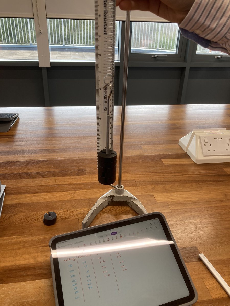 Radley Geology (@radleygeol) on Twitter photo Nothing beats a bit of Hooke’s Law on a Monday morning #MondayMorning #Science <a href="/RadleyPhysics/">Radley Physics</a> Nothing beats a bit of Hooke’s Law on a Monday morning #MondayMorning #Science <a href="/RadleyPhysics/">Radley Physics</a>