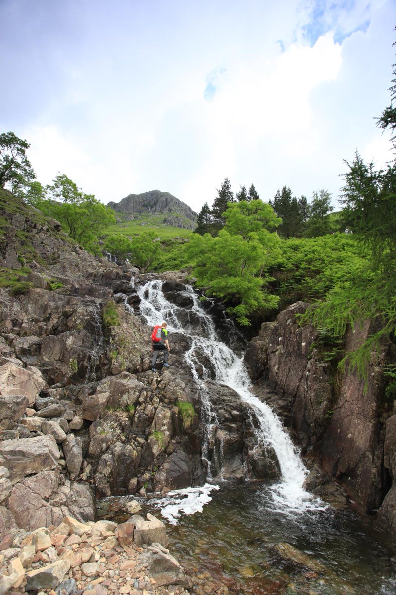 The perfect ghyll scrambling route for first timers: Stickle Ghyll in Langdale, Cumbria, provides a fun rocky climb (when the water's not too high) for anyone who enjoys a Grade 1 scramble. There are plenty of exit points too. Photo: Tom Bailey