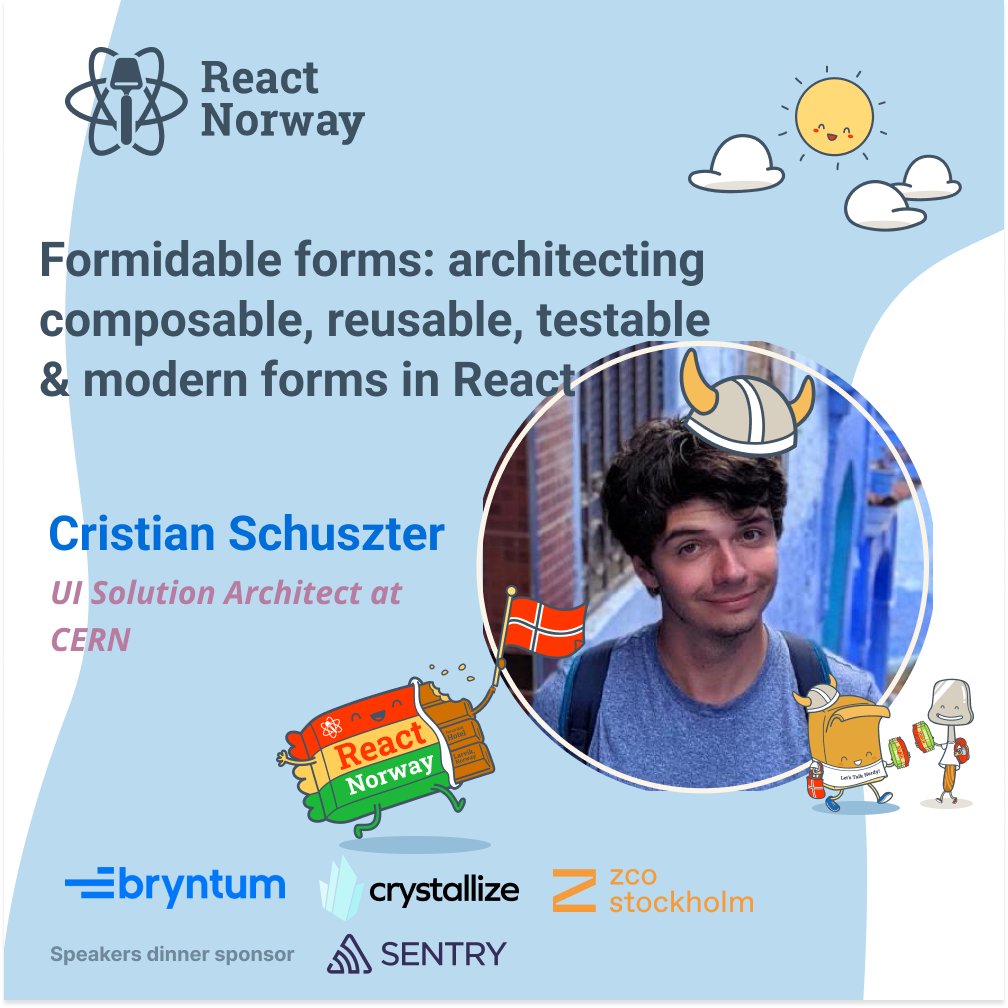 React Norway 🗓 June 13th, 2025! (@reactnorway) on Twitter photo Drum roll, please🥁 <a href="/reactnorway/">React Norway 🗓 June 13th, 2025!</a> has CERN in the house!!
<a href="/CristianSc68728/">Cristian Schuszter</a> UI Solution Architect at <a href="/CERN/">CERN</a> is one of #RDNY 2024 speakers🤩
Get your EARLY BIRD ticket today > reactnorway.com Drum roll, please🥁 <a href="/reactnorway/">React Norway 🗓 June 13th, 2025!</a> has CERN in the house!!
<a href="/CristianSc68728/">Cristian Schuszter</a> UI Solution Architect at <a href="/CERN/">CERN</a> is one of #RDNY 2024 speakers🤩
Get your EARLY BIRD ticket today > reactnorway.com