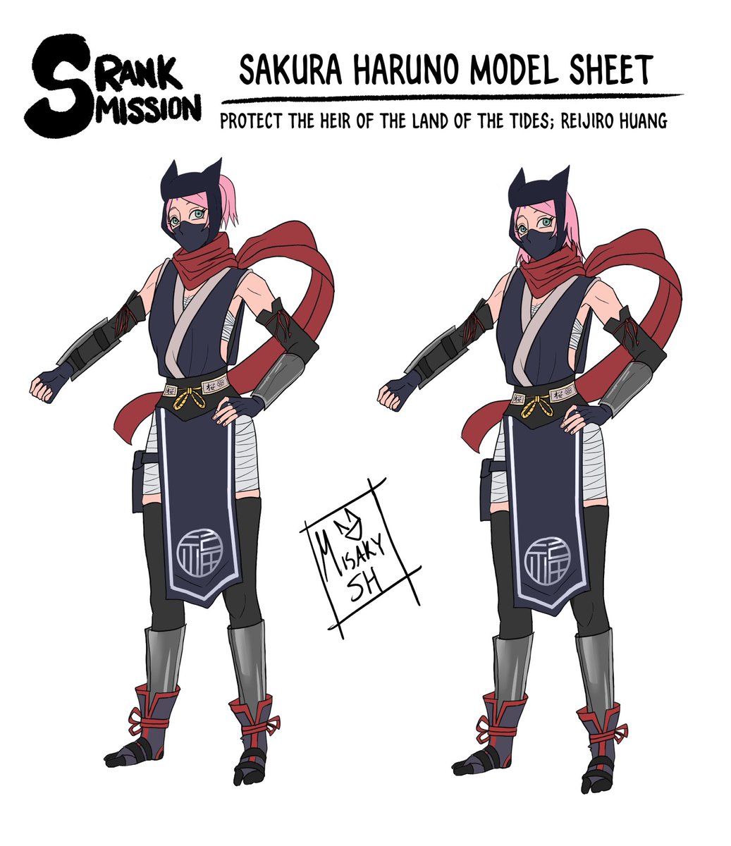 Traditional kunoichi wardrobe 🥷 [1/5] #SAKURA #headcanon 🌸 #サクラ