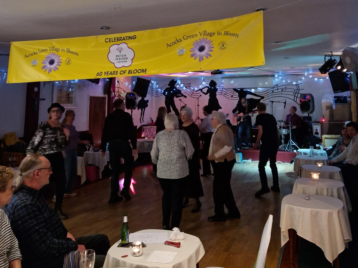As we enter Britain in Bloom, we have used some of the funding to celebrate their 60 year anniversary holding a 'Bloomin' Good Night' at a local social club