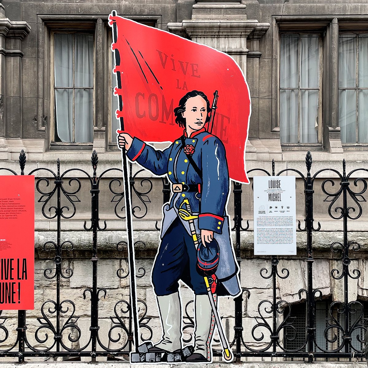 🚩 18 MARS 1871. Place au peuple, place à la Commune ! 

En ce matin du 18 mars sur la Butte Montmartre, #LouiseMichel et ses camarades parisiens se soulèvent face aux ordres d’Adolphe Thiers.  C’est le début de #LaCommunedeParis. 153 ans après, on oublie pas !