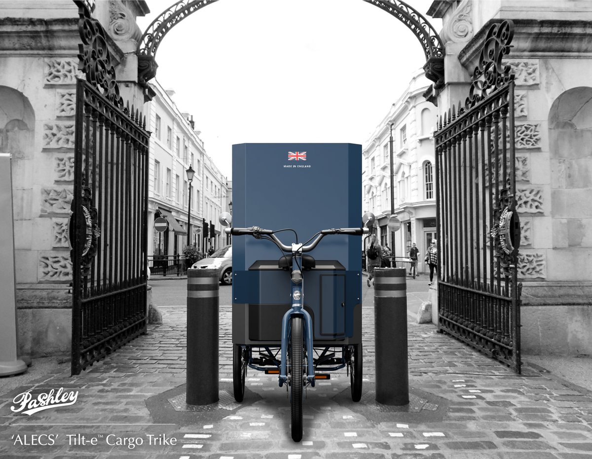 The #Pashley #ALECS is one of the narrowest and lightest #ecargo delivery solutions on the market. By being smaller and more manoeuvrable, it makes it easier to navigate traffic, access shorter routes, reduce congestion and speed up journey times ✔ #ecargodelivery #cargobikes