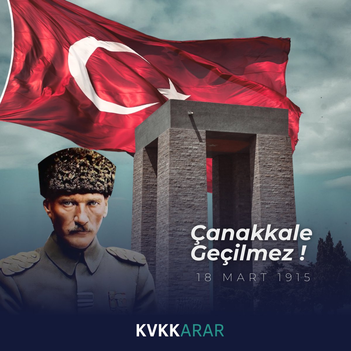 Çanakkale Zaferi'mizin 109. yıl dönümü. Bu vatanı bizlere emanet etmek için mücadele veren başta atamız Gazi Mustafa Kemal ATATÜRK ve tüm kahramalarımızı saygı ve rahmetle anıyoruz. 🇹🇷

Mirasınızı korumak için çok çalışacağız.