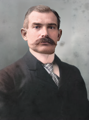 Adalbert Simond (1858-1928)
Tailleur de pierre, il émigre aux États-Unis (Boston, Massachusetts) en 1889 (naturalisé en 1921).
