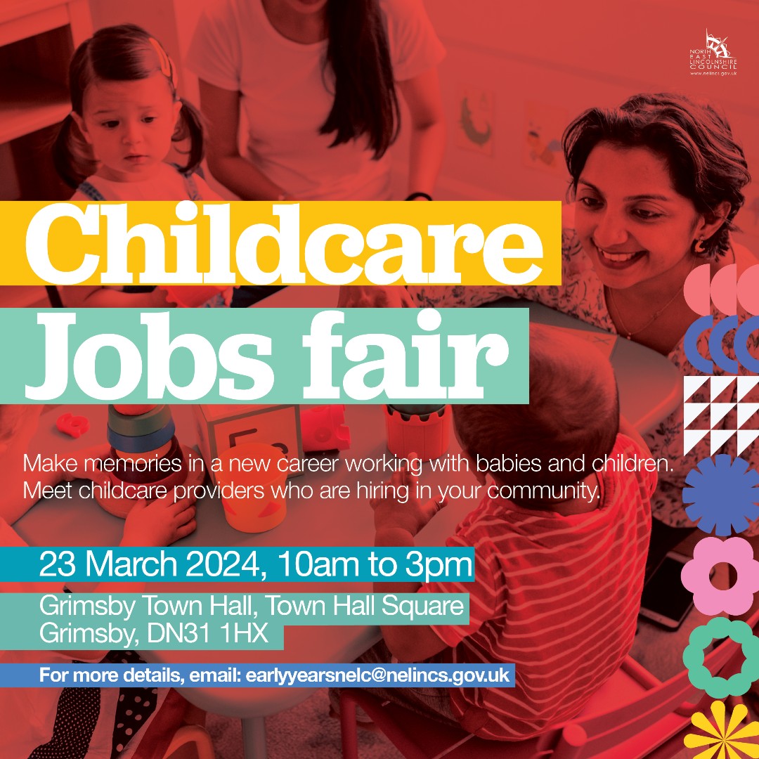 This Saturday at Grimsby Town Hall #Childcare #recruitement #Jobs #Jobsfair #childcareproviders #earlyyears #DoSomethingBig