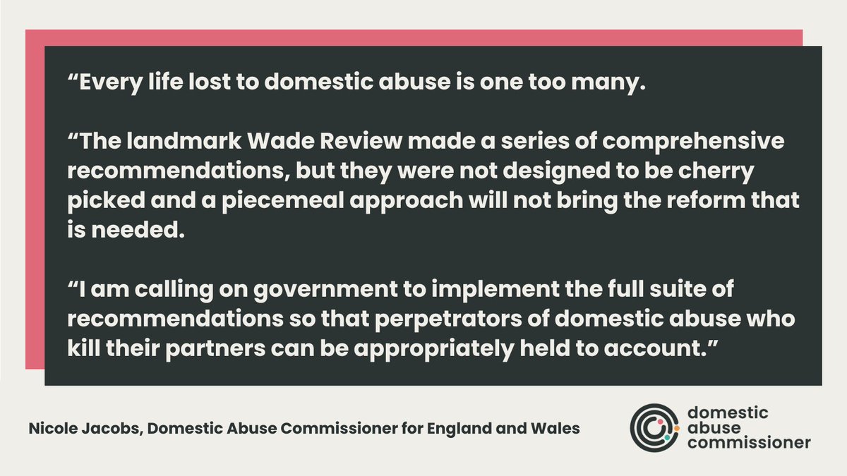 It has been 1 year since the Wade Review was published. The report made recommendations to address concerns about gendered disparities in sentencing and more broadly in the criminal justice system. 1 year on I am still calling for all the recommendations to be implemented⬇️