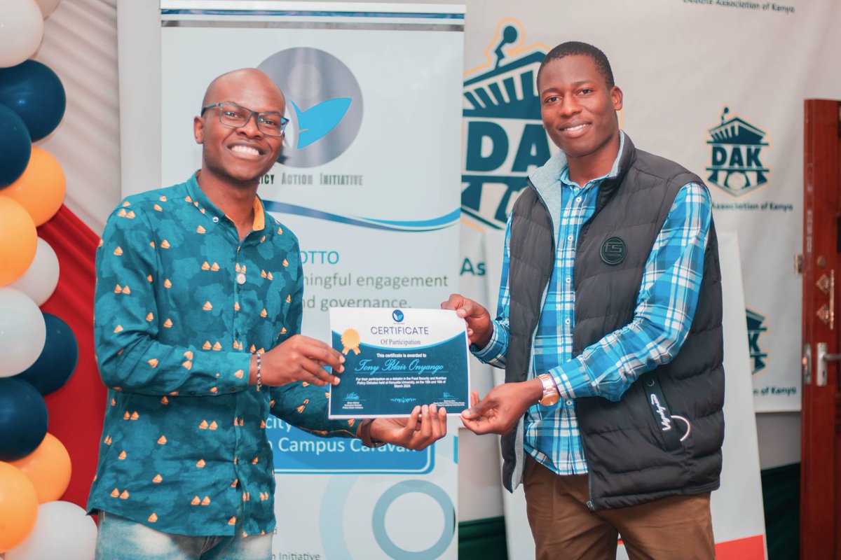 policyguild's tweet photo. Congratulations to all the winners of the inaugural Kenya InterUniversity Policy Debates on Food Security and Nutrition. 👏👏

#LetsTalkFoodSecurity https://t.co/XG8CdxhmIy