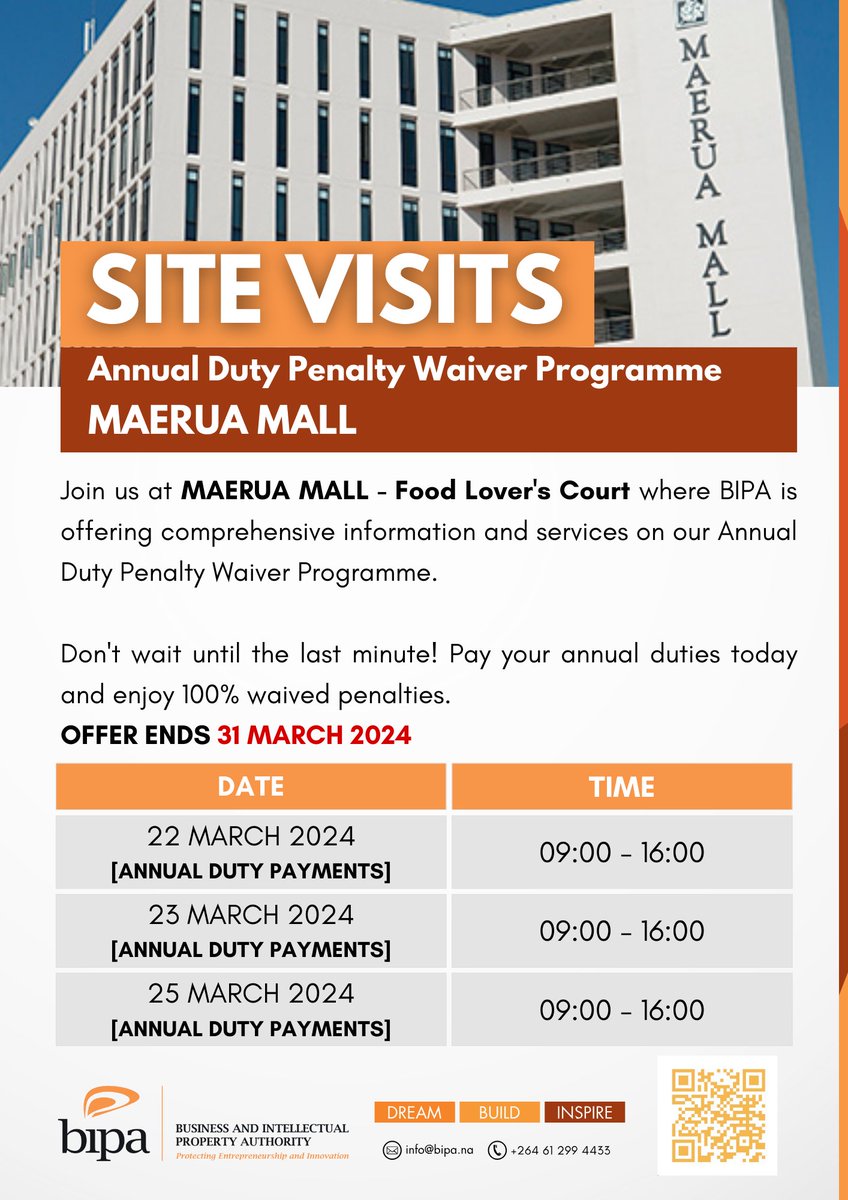 🌟 Exciting News Alert! 🌟 Join us at Marua Mall for an exclusive opportunity to waive off penalties for annual duties! 💸 Our team will be setting up a stall to assist you with this fantastic offer. Don't miss out on this chance to clear your fines and operate with peace of mind