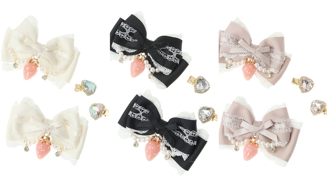 ❤︎ New Arrival ❤︎ 店頭発売中✨ ストロベリーハート2つセット