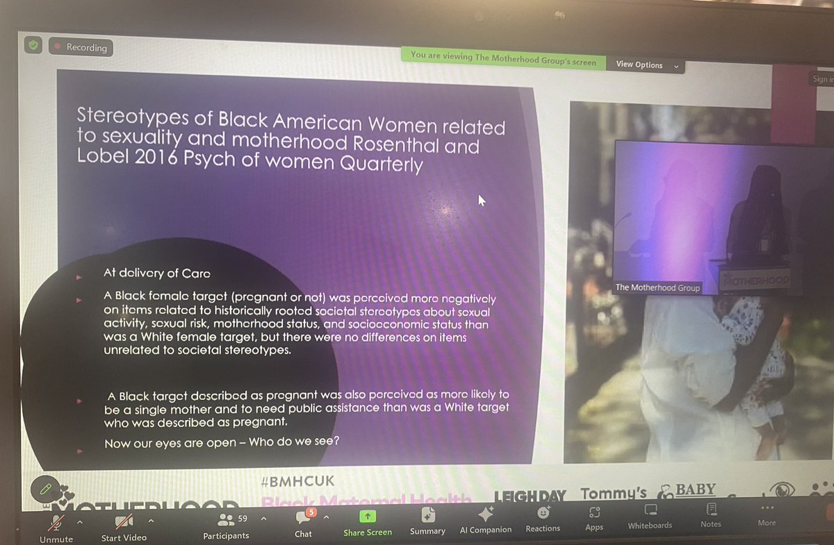 Who do you see? Black women are seen negativaly in terms of sexual activity, sexual risk, being a single mother, receiving benefits & socioeconomic status than White women. But there are no differences on items unrelated to societal stereotypes. So, who do you see? #BMHCUK