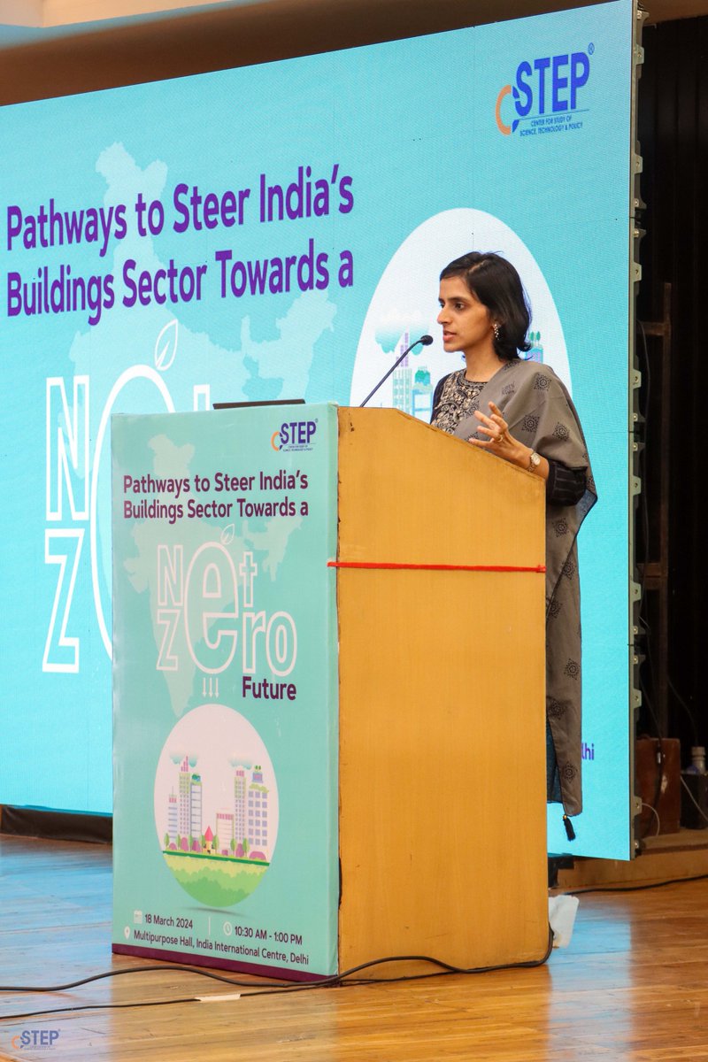 #CSTEP launched its latest #report that looks at pathways towards a #NetZero future in the buildings sector, today at @IIC_Delhi