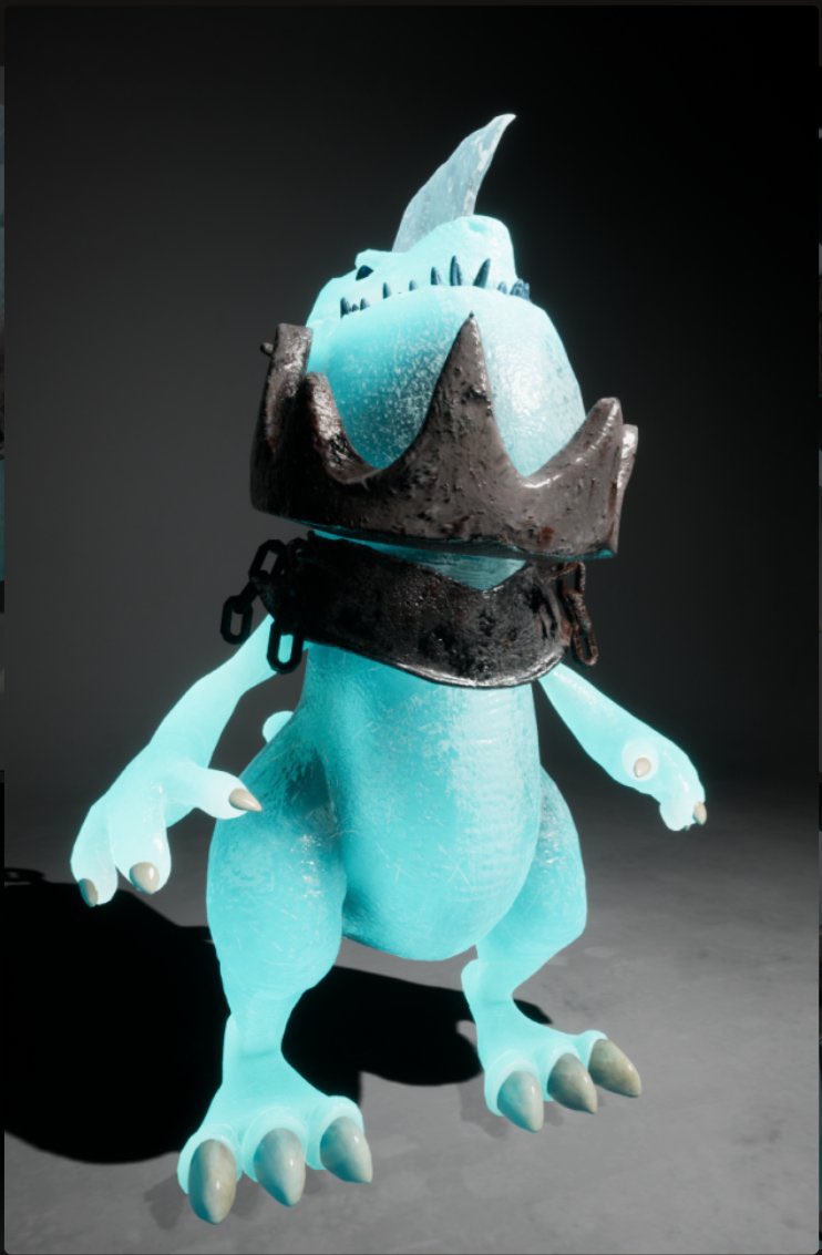 bjerasmus81's tweet photo. @DinodawgKingdom fully rigged UE5 Ice Dino avatars! #Metaverse and #game ready, only 30 available on @MagicEden! All 30 are unique, 1:1 characters made by the legendary @adamskiartski!

@Netvrk_Official @YakuCorp @_portals_ @PortalsComm https://t.co/8OJayzifj5