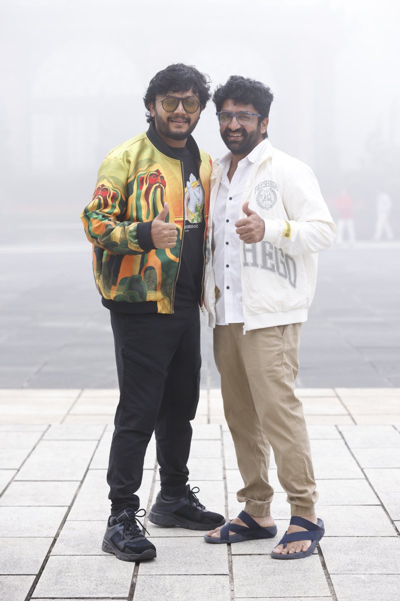 'Hey @shekarmaster Collaborating with you was like riding a wave of creativity! Your choreography turned those songs into pure magic. Let's keep the rhythm going and make more unforgettable beats together! 🌊🎶' #krishnampranayasakhi