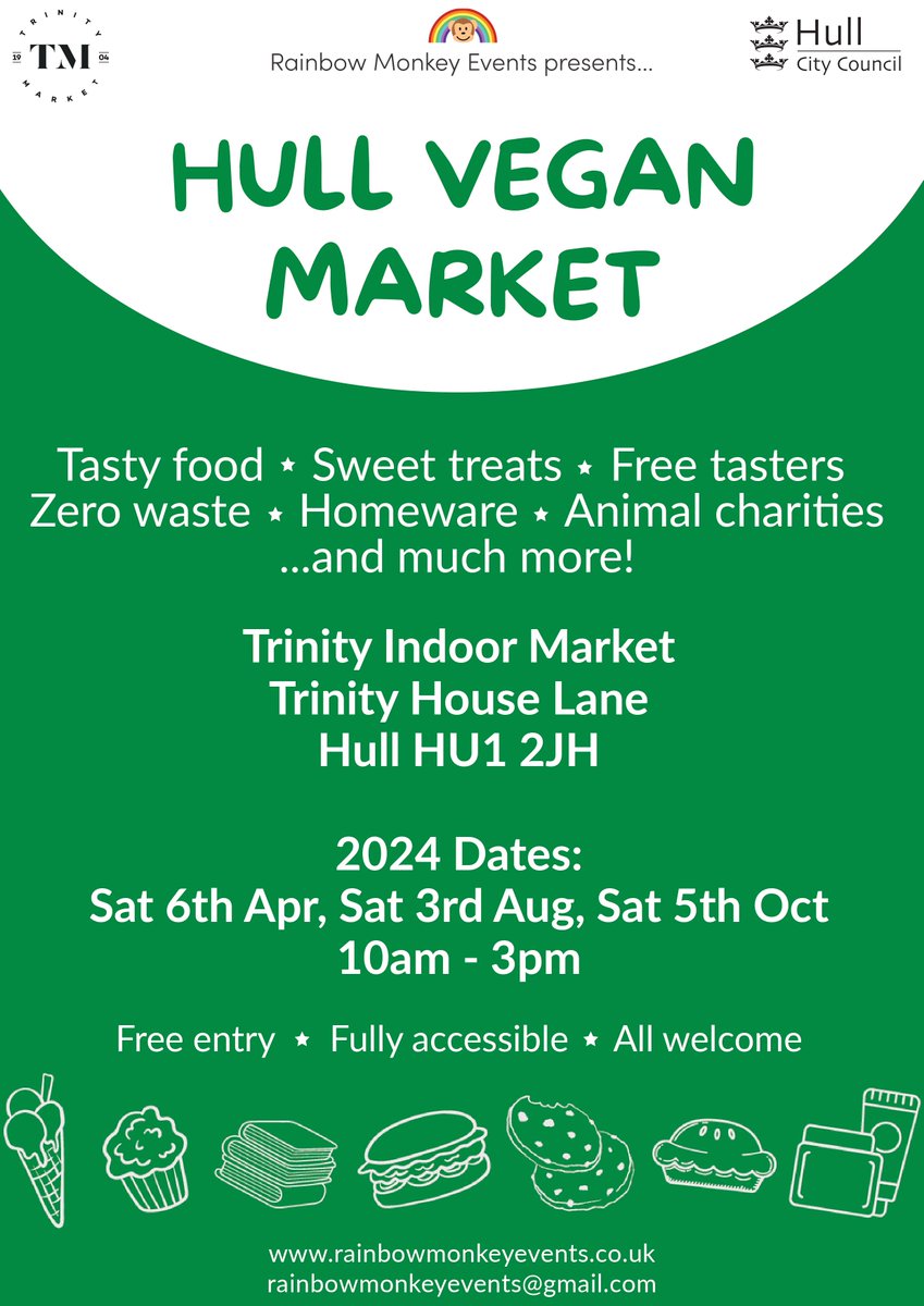 Hull Vegan Market Returns on Saturday 3rd April!